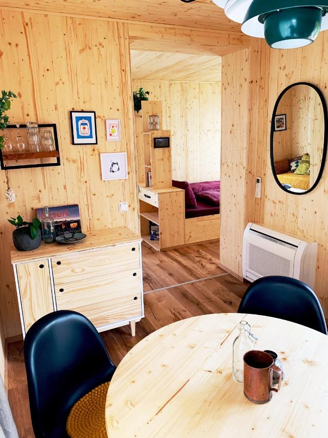 Hjem - Tiny Homes Direkt Am Wald Zwischen Allgaeu & Bodensee Bergatreute Esterno foto